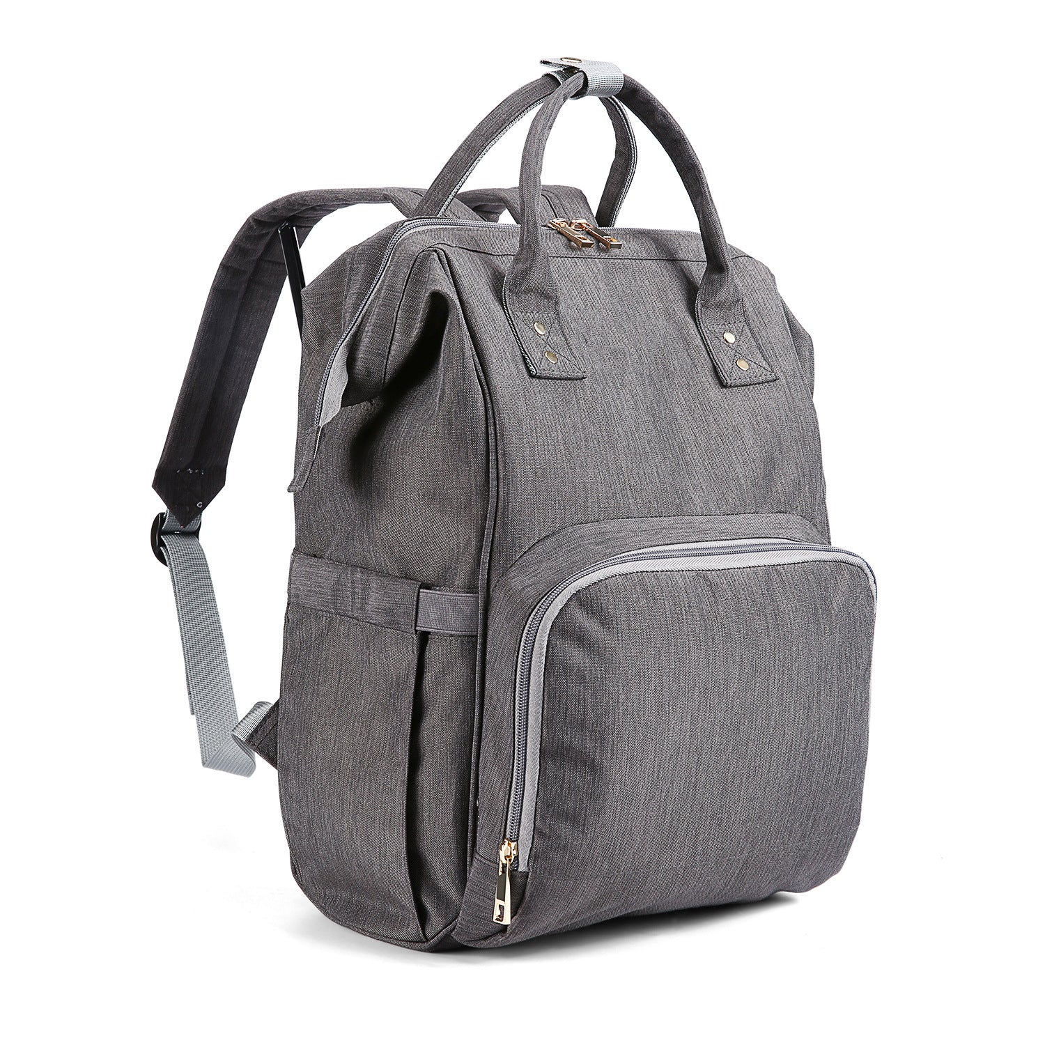 Multifunctional large-capacity diaper bag/backpack, baby bottle organizer for outings